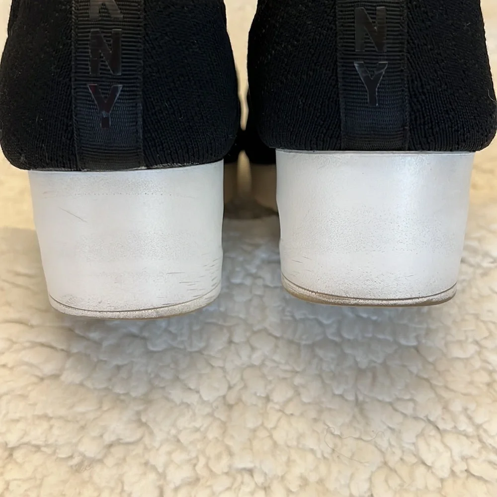 EUC DKNY slip on wedge sneaker shoes